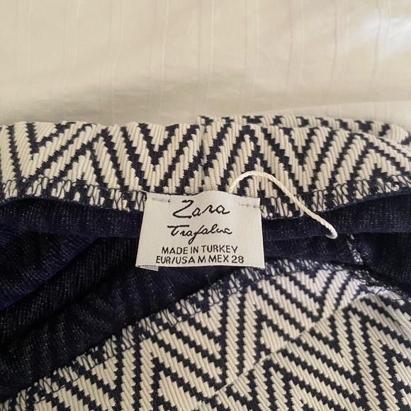 ZARA Y2K Millennial Zebra Pattern Pencil Skirt - Picture 6 of 6